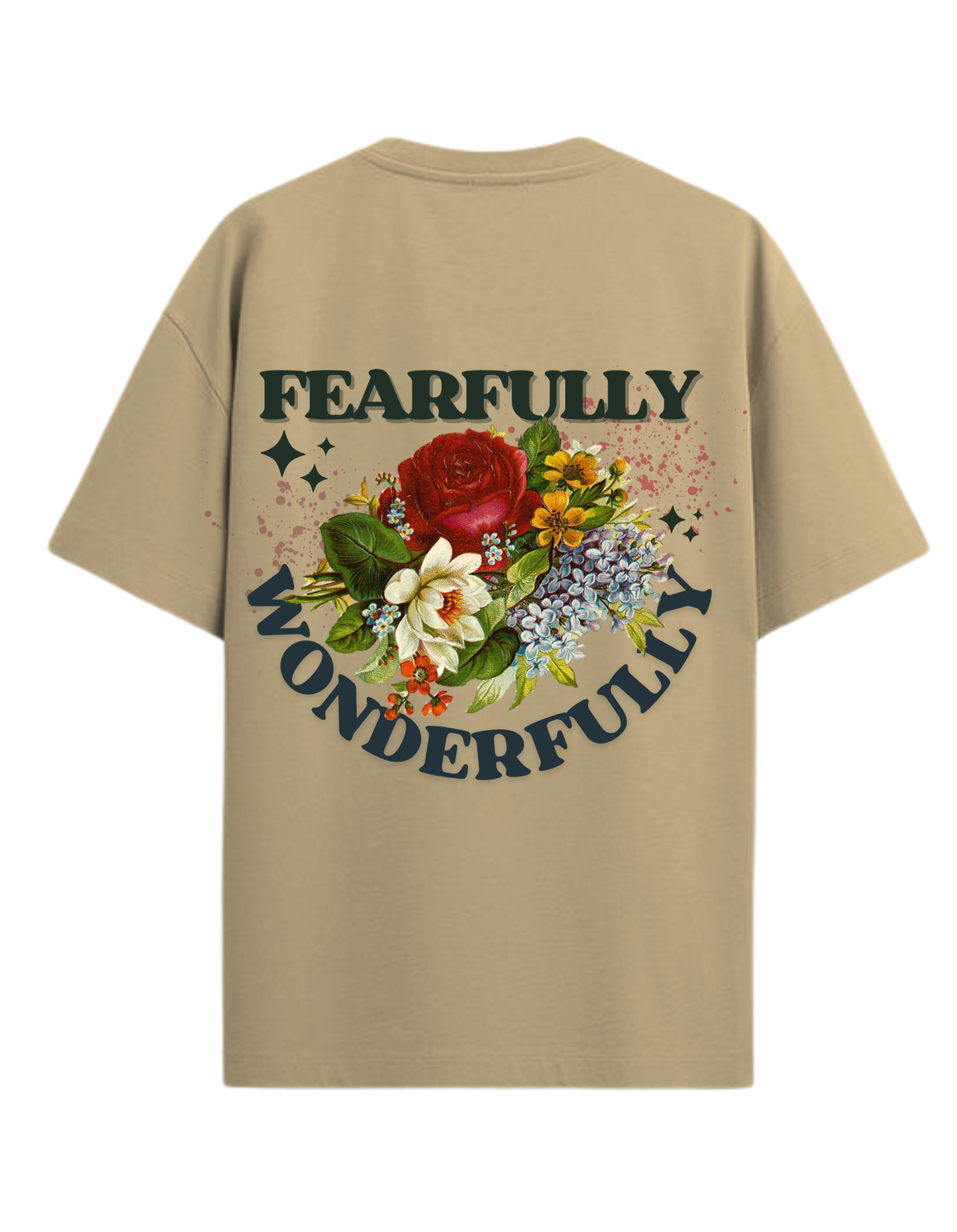 Oversized Fearfully & Wonderfully - Sand Colour